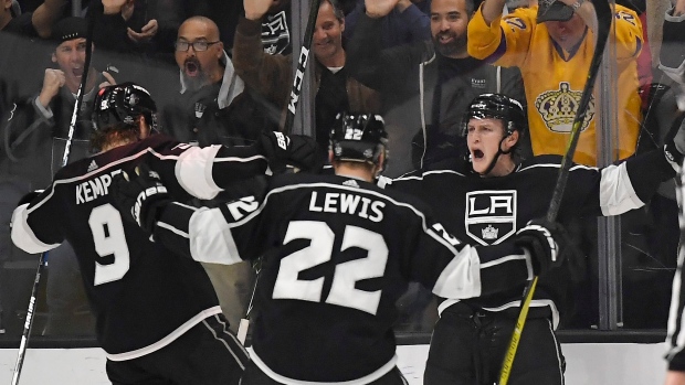 Adrian Kempe Trevor Lewis Paul LaDue, The Canadian Press Adrian Kempe Trevor Lewis Paul LaDue