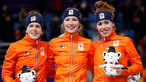 dutch already have first podium sweep in speedskating tsn ca
