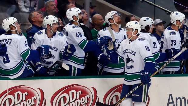 Vancouver Canucks celebrate