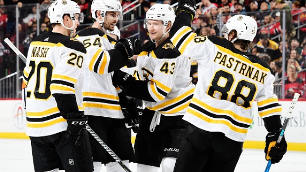 Boston Bruins celebrate