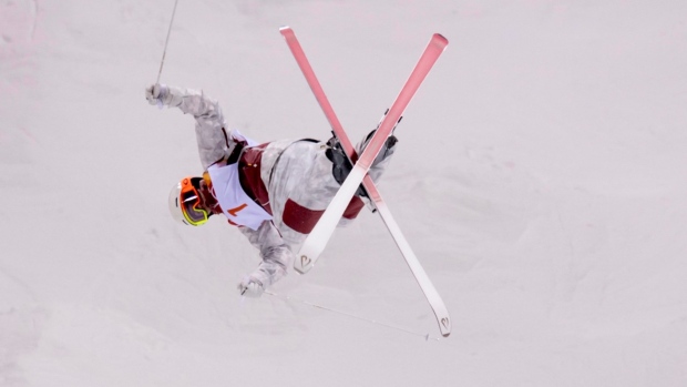 Mikaël Kingsbury going for gold in men's moguls article image Mikaël Kingsbury going for gold in men's moguls article image