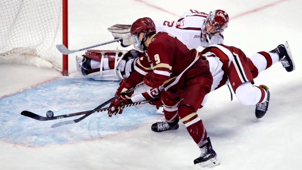 Harvard beats Boston College, The Canadian Press Harvard beats Boston College
