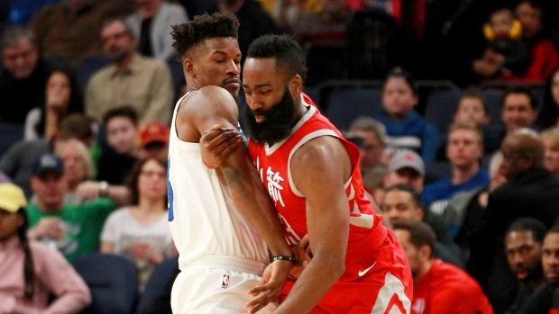 Jimmy Butler and James Harden, The Canadian Press Jimmy Butler and James Harden