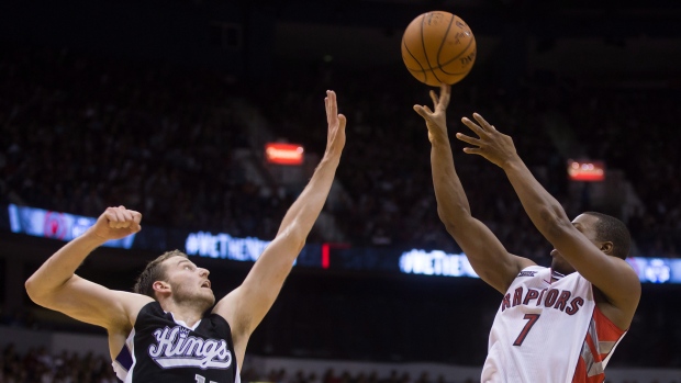 Kyle Lowry and Nik Stauskas 