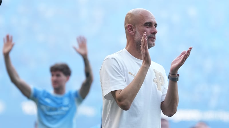 Guardiola fights back tears, says goodbye as Man City fans implore him to stay