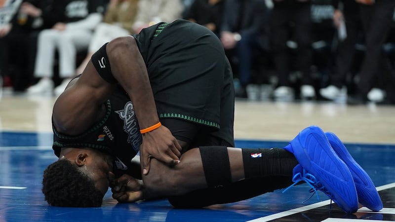 Report: Timberwolves star Edwards out ‘multiple weeks’ with knee injury