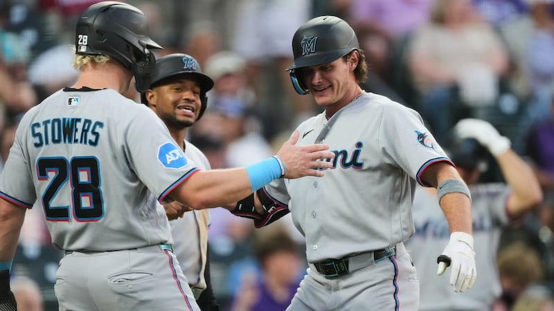 Conine smashes three-run homer, Alcantara improves to 6-0 in June as Marlins beat Rockies