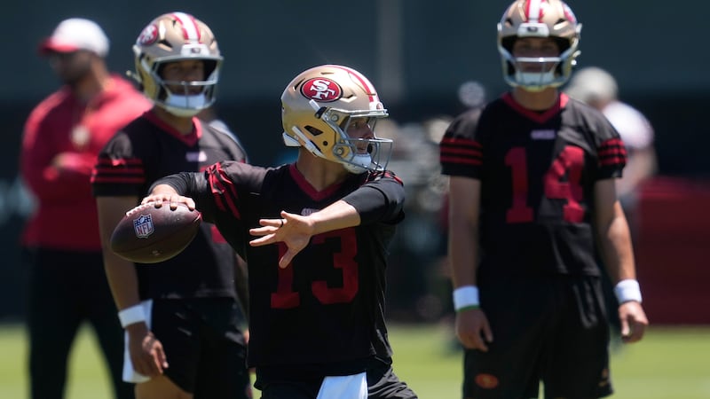 Purdy, 49ers practice with ‘leader’ Shanahan watching