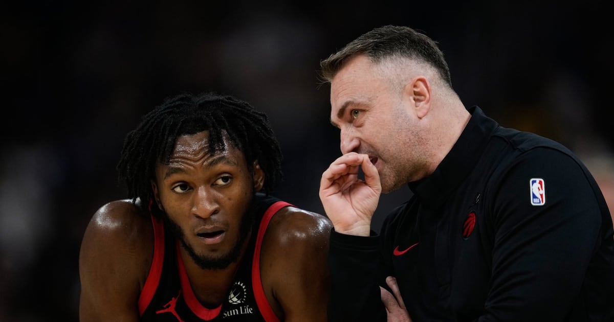 Raptors’ Immanuel Quickley leaves season finale with hamstring tightness