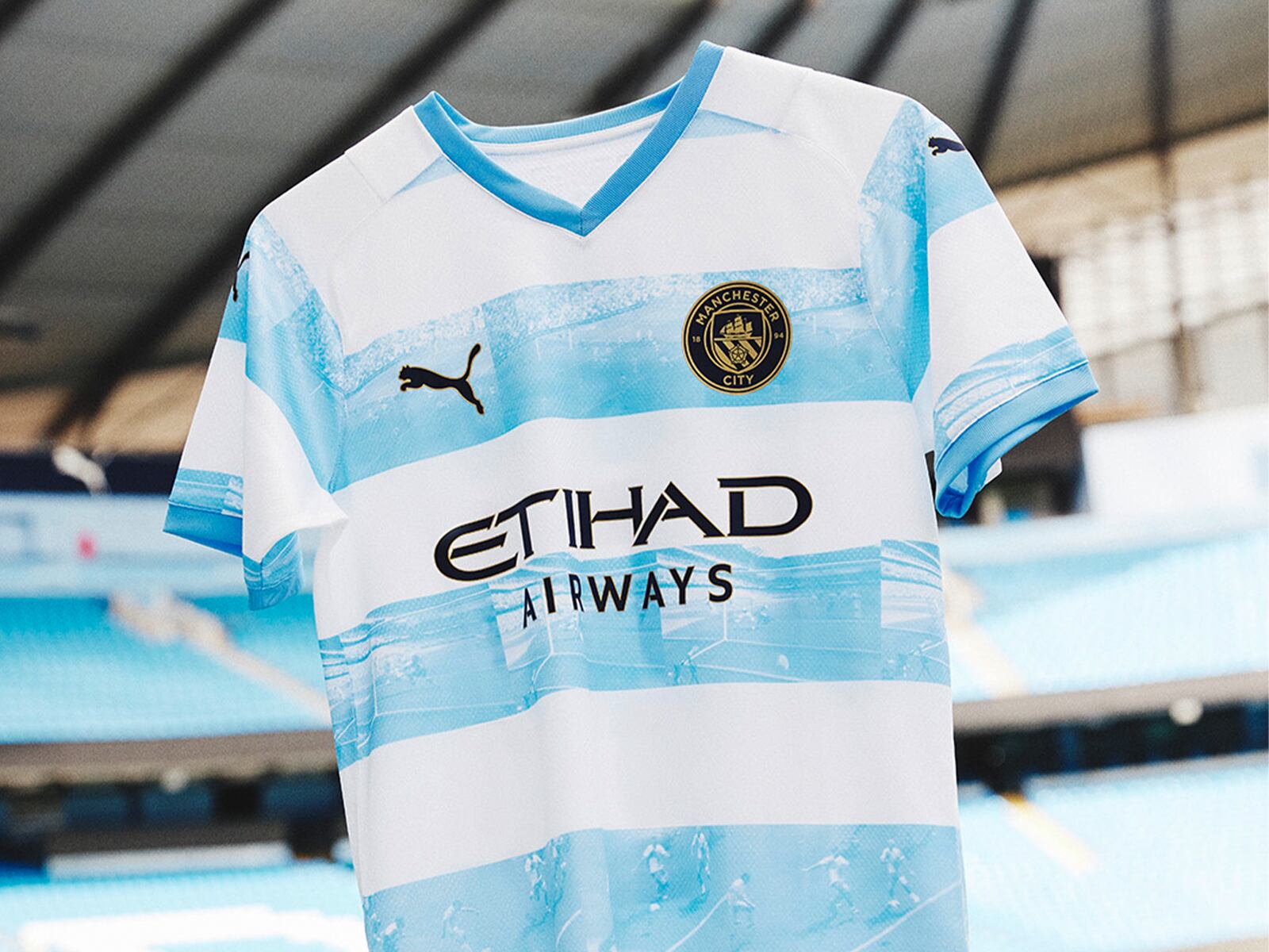 Puma and Manchester City unveil new jerseys and shoes