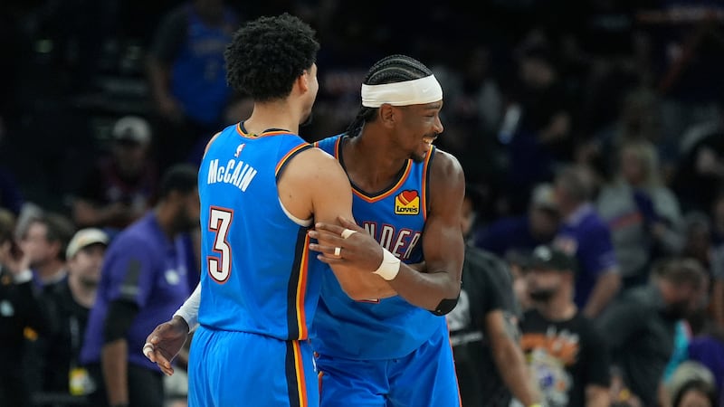 Gilgeous-Alexander leads as Thunder advance to second round with sweep of Suns