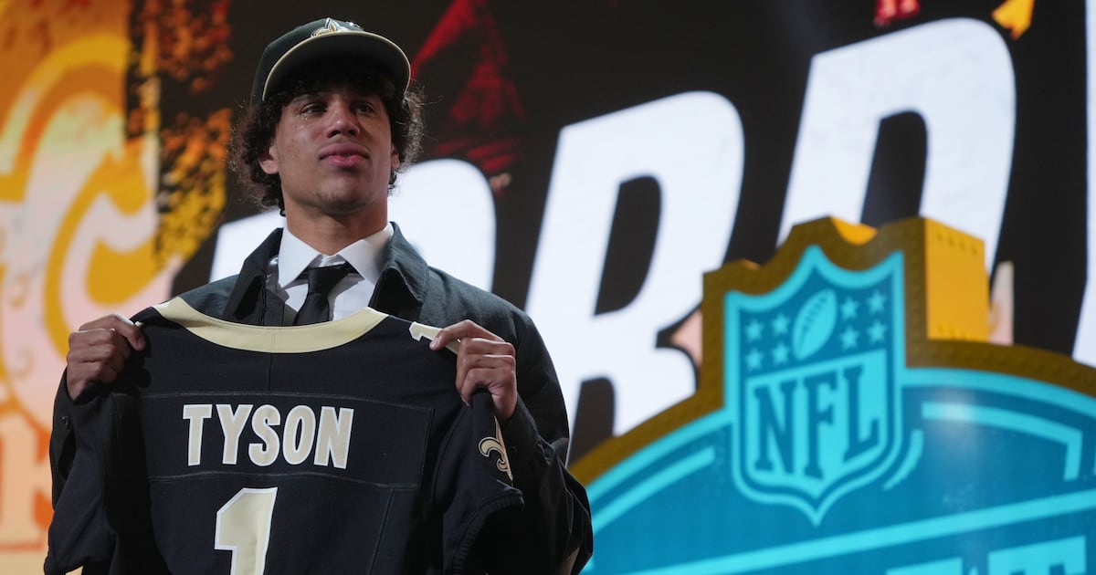 Report: Saints rookie WR Tyson could miss two months