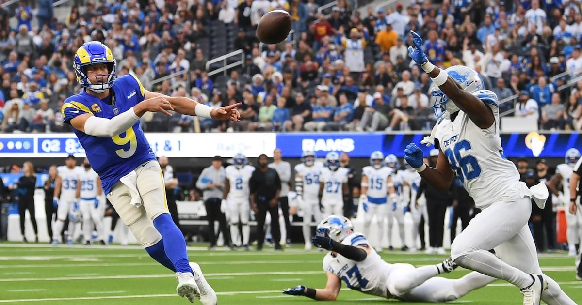 Detroit Rams Matthew Stafford rallies Los Angeles Rams to victory over Detroit Lions ...