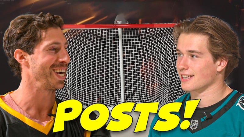 MACKLIN CELEBRINI TOOK ON JESSE IN A GAME OF POSTS