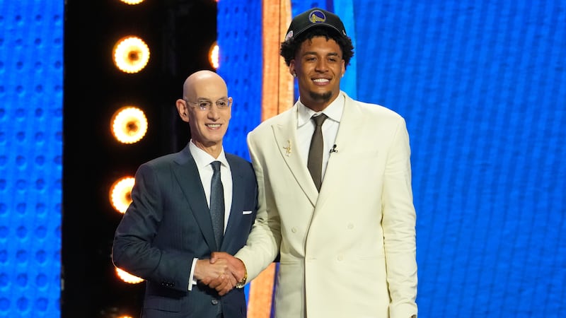 Curry jokes with Lendeborg about how new teammate ‘used to hate’ him