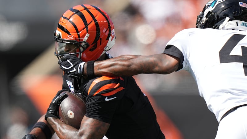 Bengals’ Chase ruled out with concussion after second-quarter hit vs. Jaguars