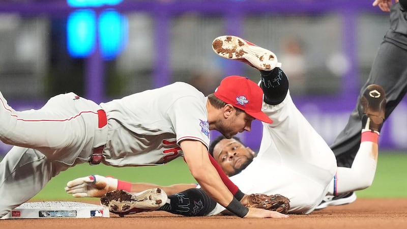 Harper hits seventh homer, Nola works six strong innings as Phillies blank Marlins