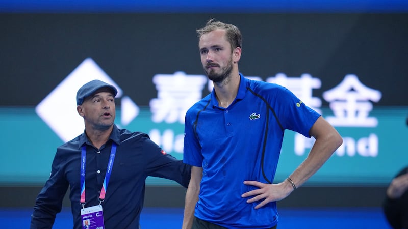 Medvedev disqualified in China Open semifinal after he hit ball into crowd, striking spectator