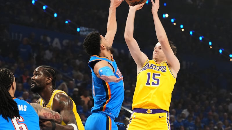 Reaves’ shooting woes persist in Lakers’ Game 1 loss to Thunder