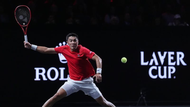 Alcaraz wins doubles match with Mensik to give Team Europe 3-1 lead after opening day of Laver Cup