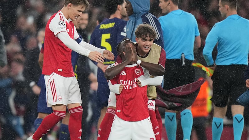 Saka fires Arsenal to first Champions League final in 20 years with win over Atletico Madrid