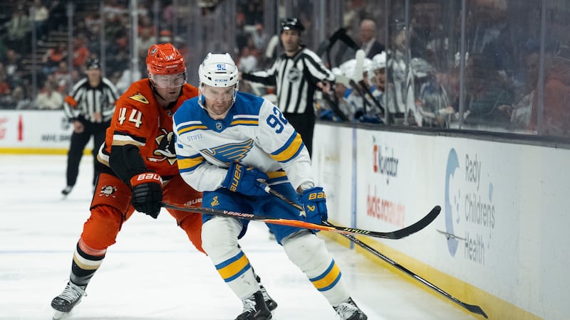 Blues place veteran F Drouin on waivers for buyout