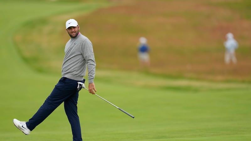 Scheffler shoots 2 over at windy US Open, will need to rebound to complete the career Grand Slam