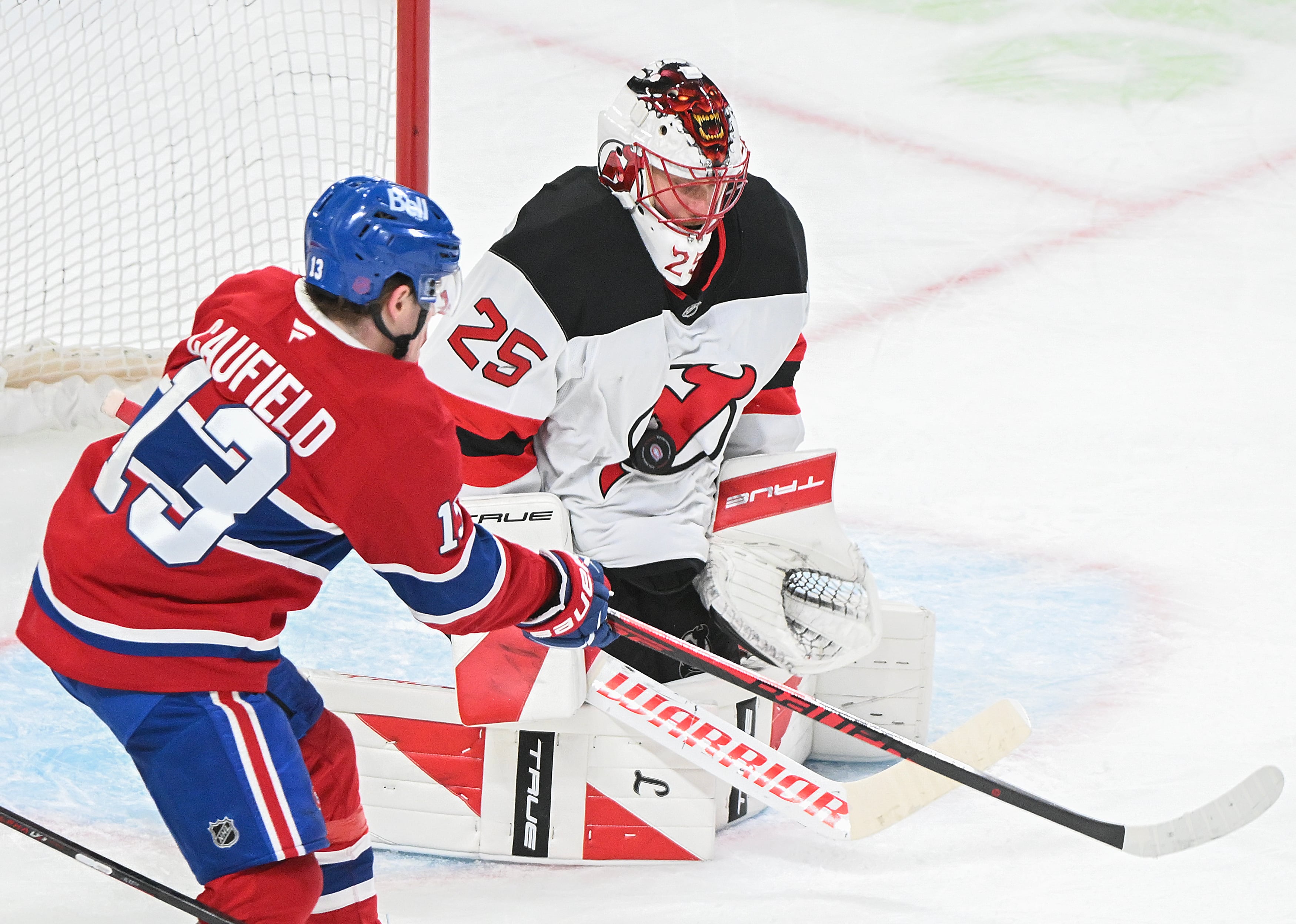 Jacob Markstrom with the New Jersey Devils