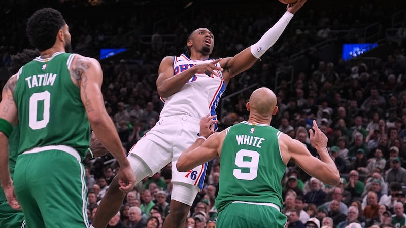 EdgecombeMaxey have big scoring nights76ers beat Celtics to tie first-round series