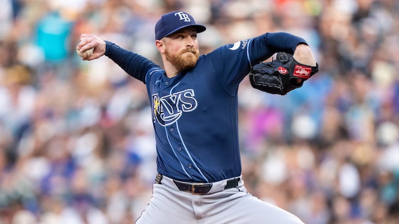 Rasmussen throws 7 scoreless innings as Rays beat Mariners