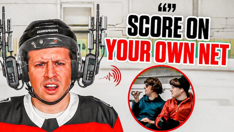 PLAYING HOCKEY BUT I CAN’T MAKE ANY DECISIONS