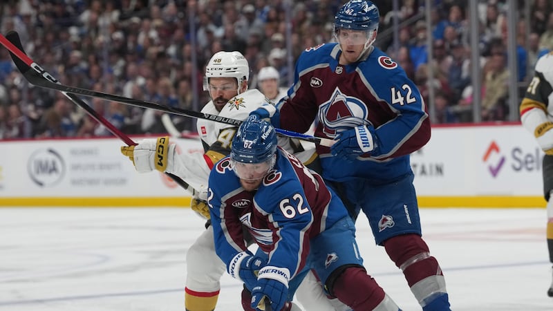 Avalanche’s scoring touch vanishes in Game 2 loss to Golden Knights
