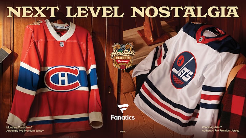 Habs, Jets unveil Heritage Classic jerseys