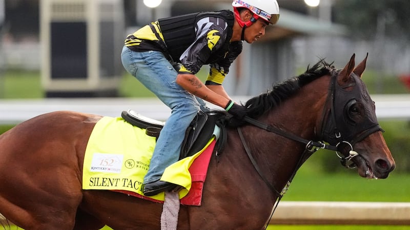 Silent Tactic is out of Kentucky Derby because of foot injury, trainer says