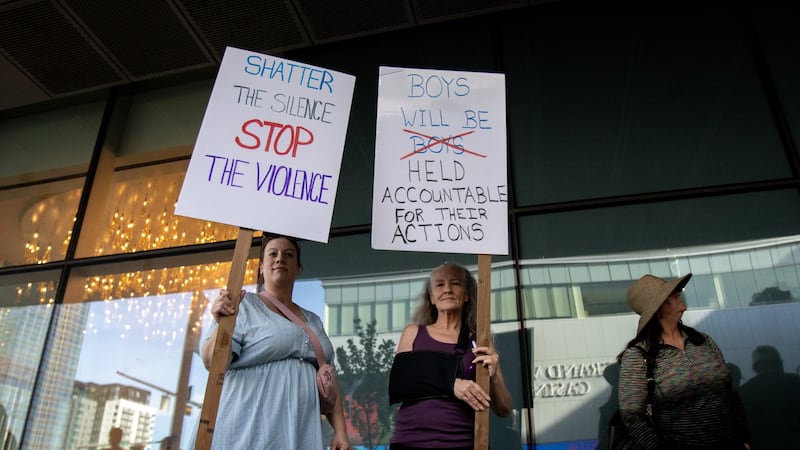 'Fans have pleaded': Protesters against Formenton gather before Oilers home game