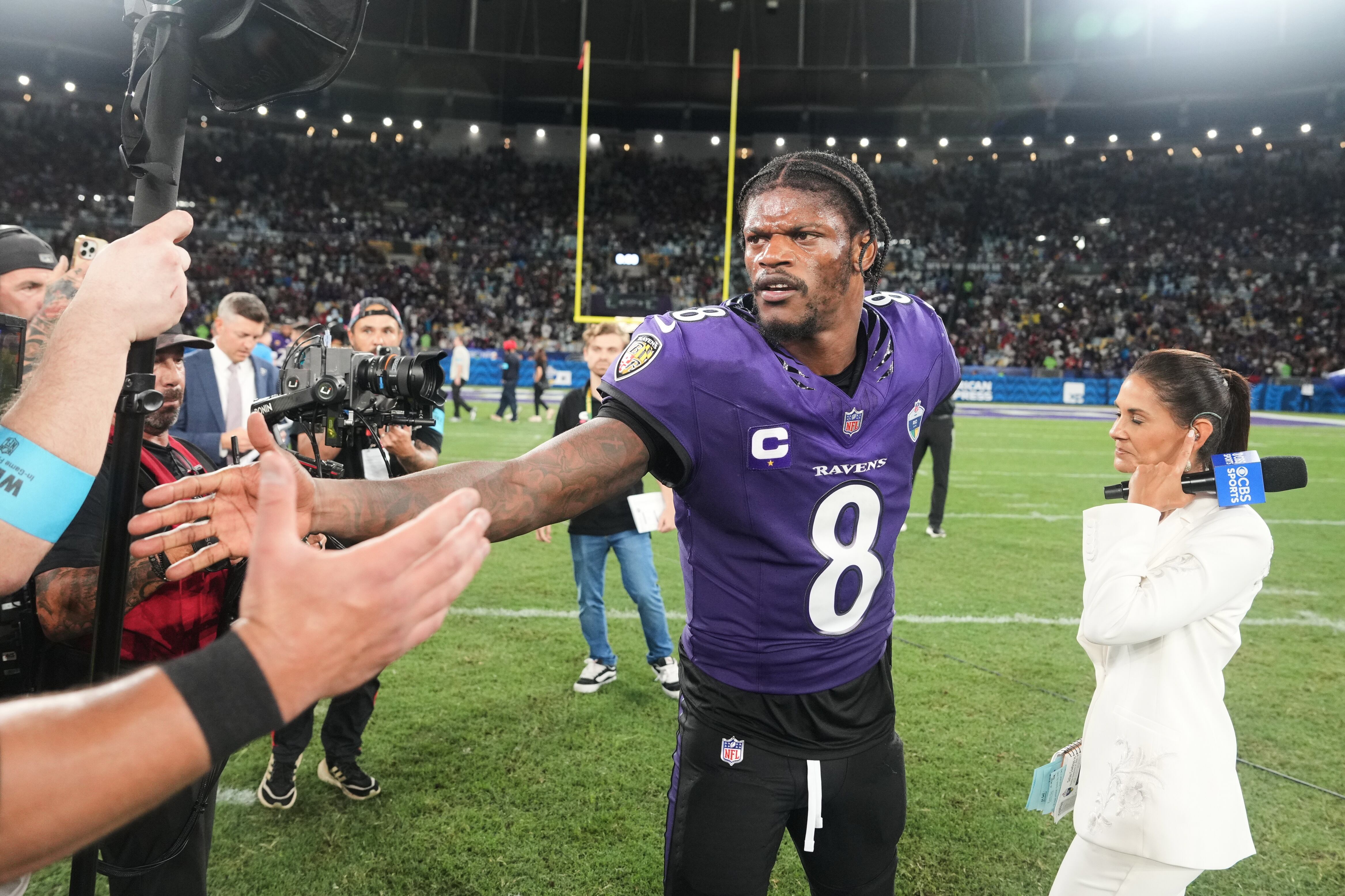 Lamar Jackson has realistic chance of returning Sunday against Cleveland Browns