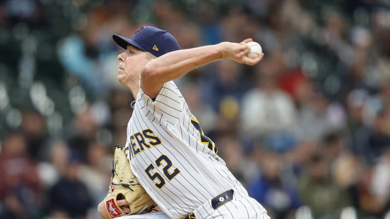 Harrison’s gem enables Brewers to avoid sweep with win over Pirates