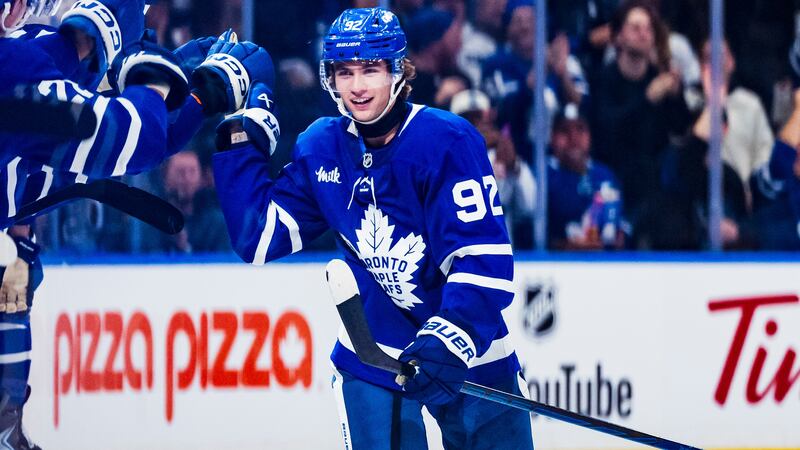 McKenna set to start first NHL road game on Leafs third line