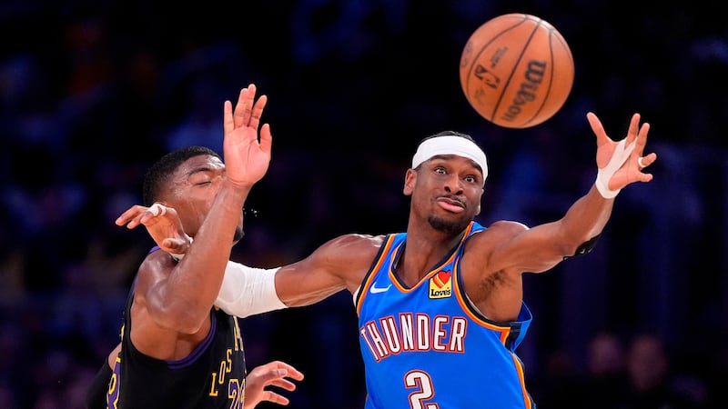 Brilliant Gilgeous-Alexander leads Thunder past Lakers for series sweep