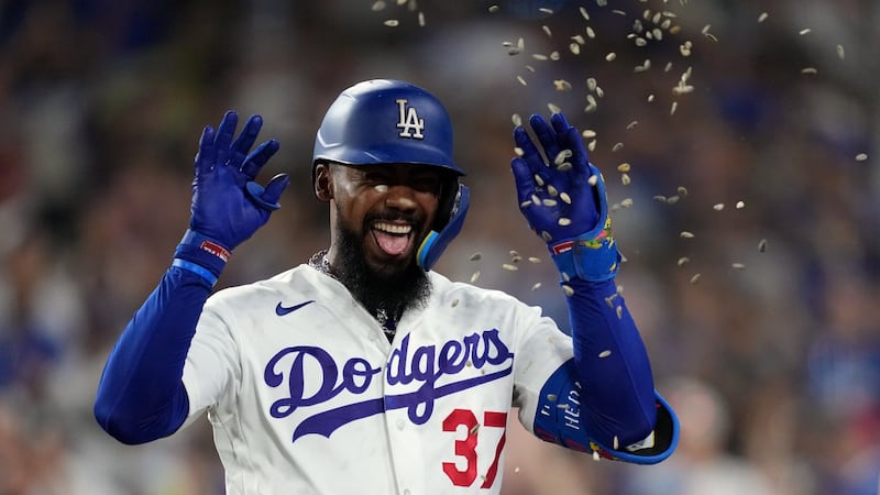 Hernández’s three-run homer, Sheehan’s 10 Ks power Dodgers past Reds for fifth straight win