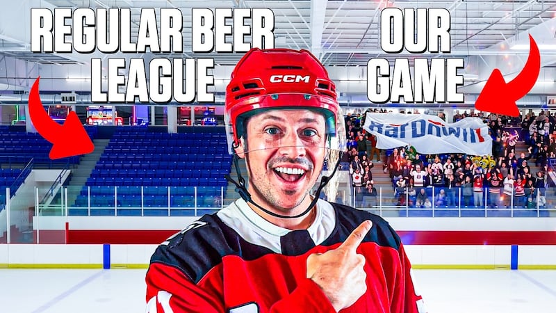 WE TRANSFORMED OUR BEER LEAGUE GAME INTO THE ULTIMATE NHL EXPERIENCE