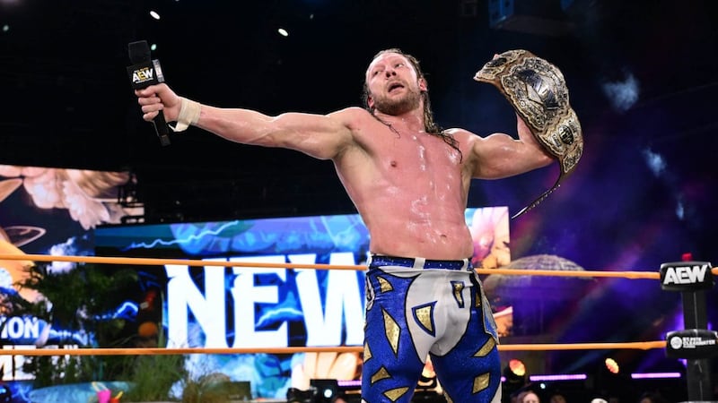 Omega celebrates AEW World Championship win on TSN2