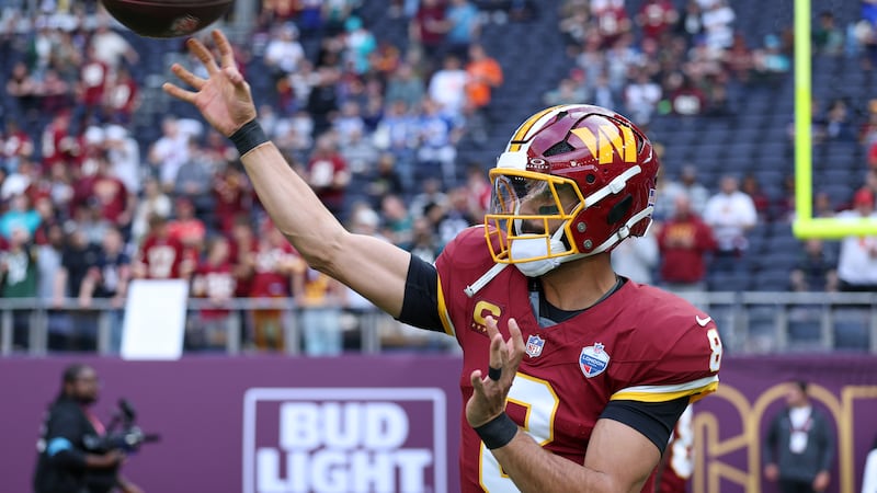 Commanders’ Mariota sidelined with MCL sprain while Daniels preps to practice