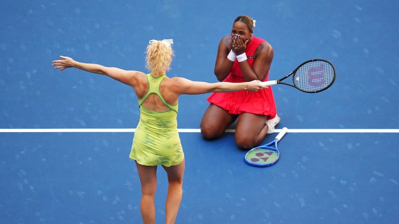 Townsend and Siniakova win US Open women’s doubles title for career Grand Slam