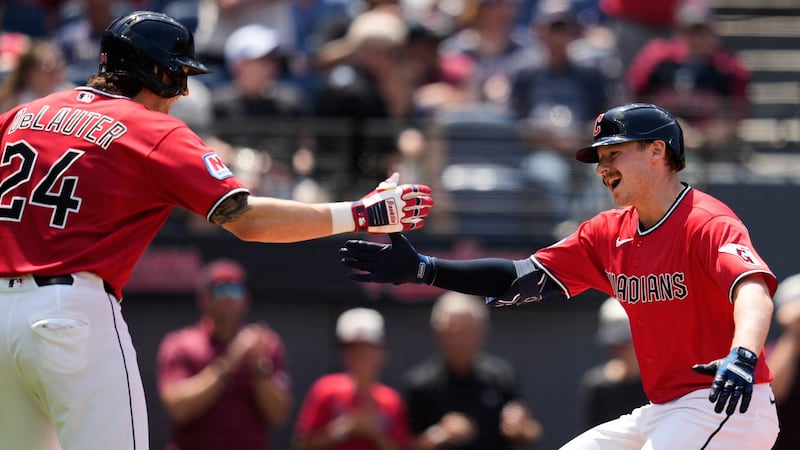 Manzardo homers twice and Guardians go deep 6 times in win over Reds to take series