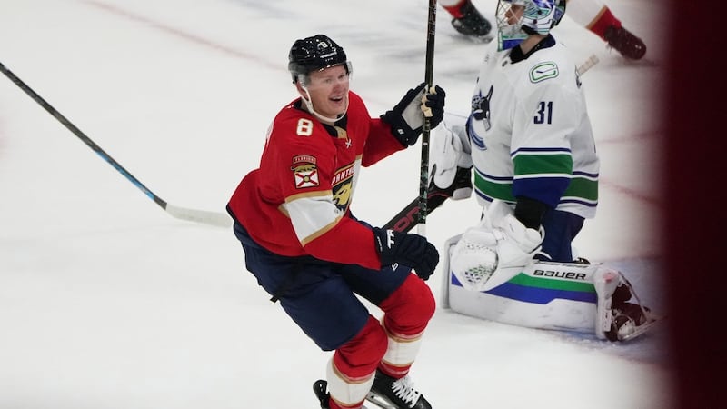 Tkachuk completes second straight natural hat trick in OT as Panthers stun Canucks