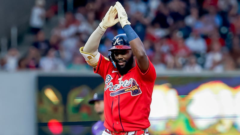 Harris homers, drives in three, Acuña has three hits as Braves top Rockies for fifth straight win