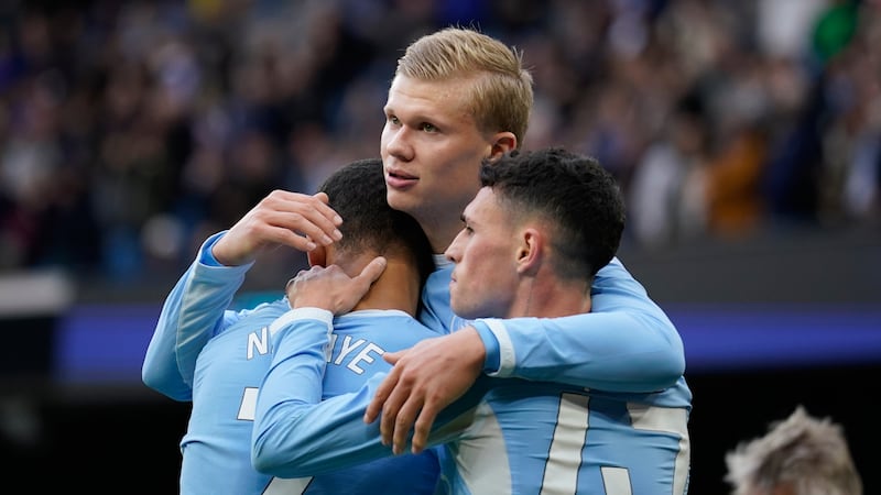 Haaland brace helps Man City hold off Ipswich at defiant Etihad Stadium