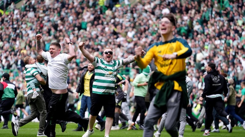Scottish soccer chiefs 'utterly condemn' field invasion in dramatic Celtic-Hearts title decider