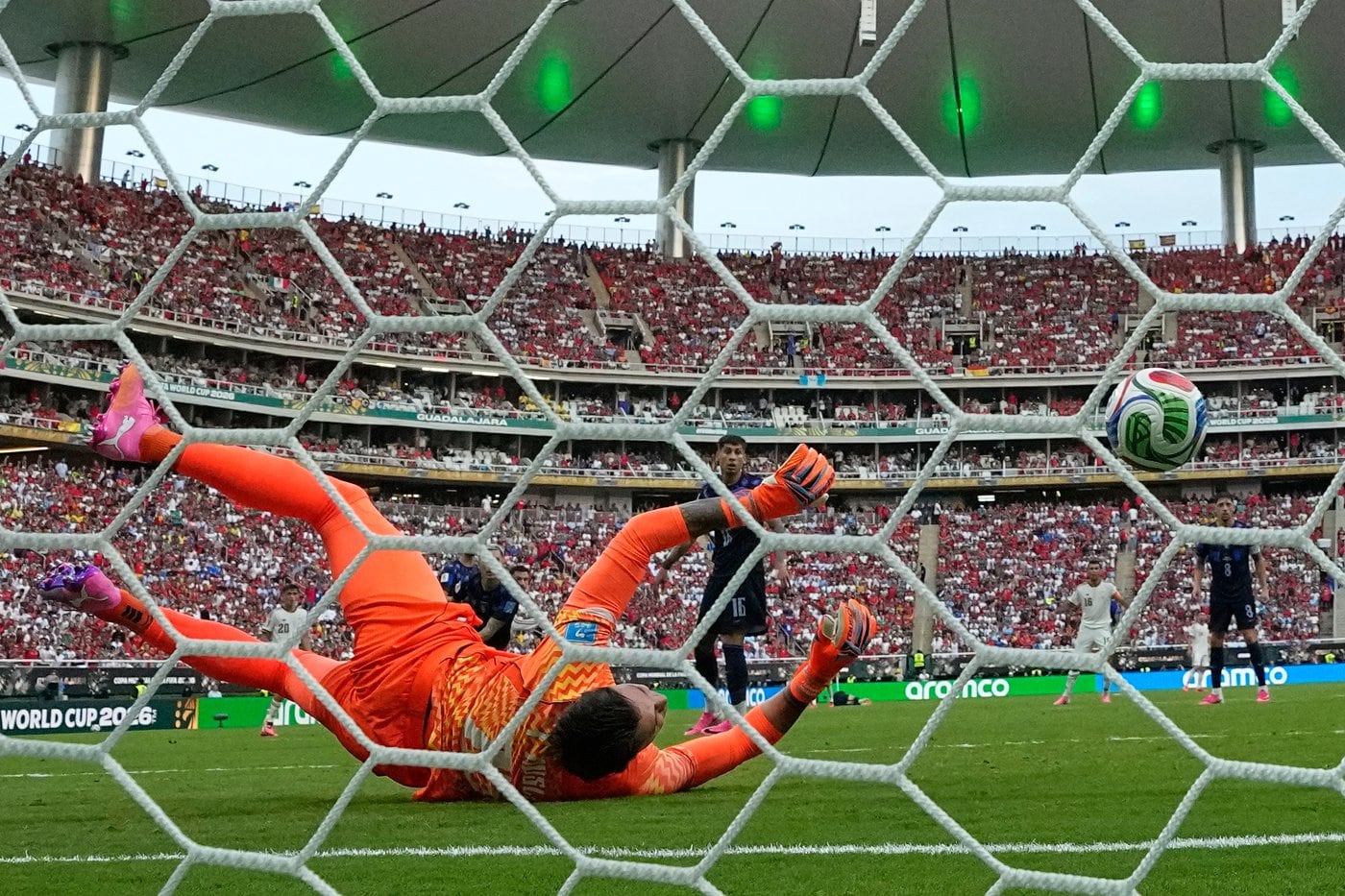Uruguay GK Muslera replaced at halftime at his request after blunder vs. Sp